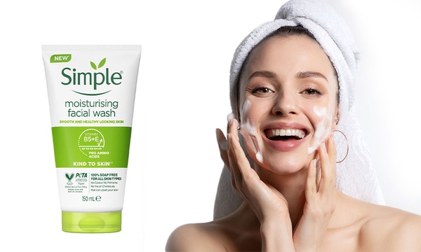 شوینده صورت Moisturising سیمپل 150 میل