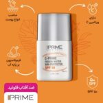 فلوئید ضد آفتاب بی رنگ پریم مدل فیوژن واتر حاوی ویتامین سی با SPF50